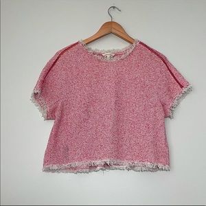 Rebecca Taylor Summer Stretch Tweed Top